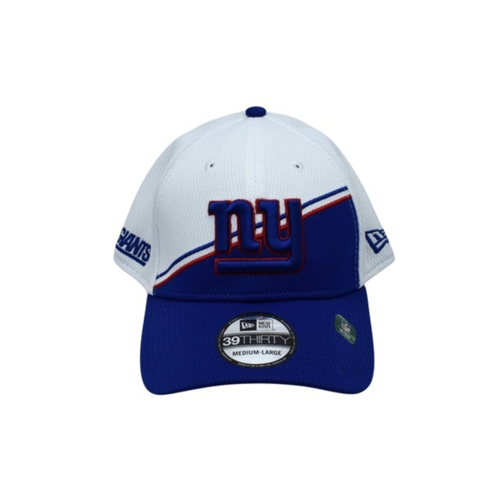 New‎ Era 39THIRTY New York Giants NFL 2023 Sideline M/L Hat Cap White Royal Blue